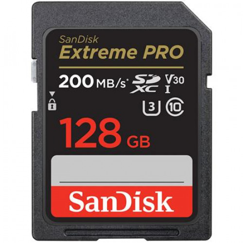 Карта памяти SanDisk Extreme Pro SDXC UHS-I 128Gb 200MB/s