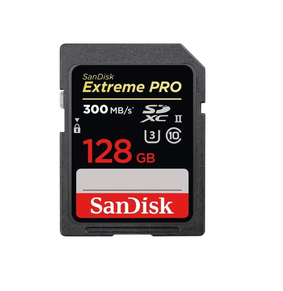 Карта памяти SanDisk Extreme Pro SDXC UHS-I 128Gb 300MB/s